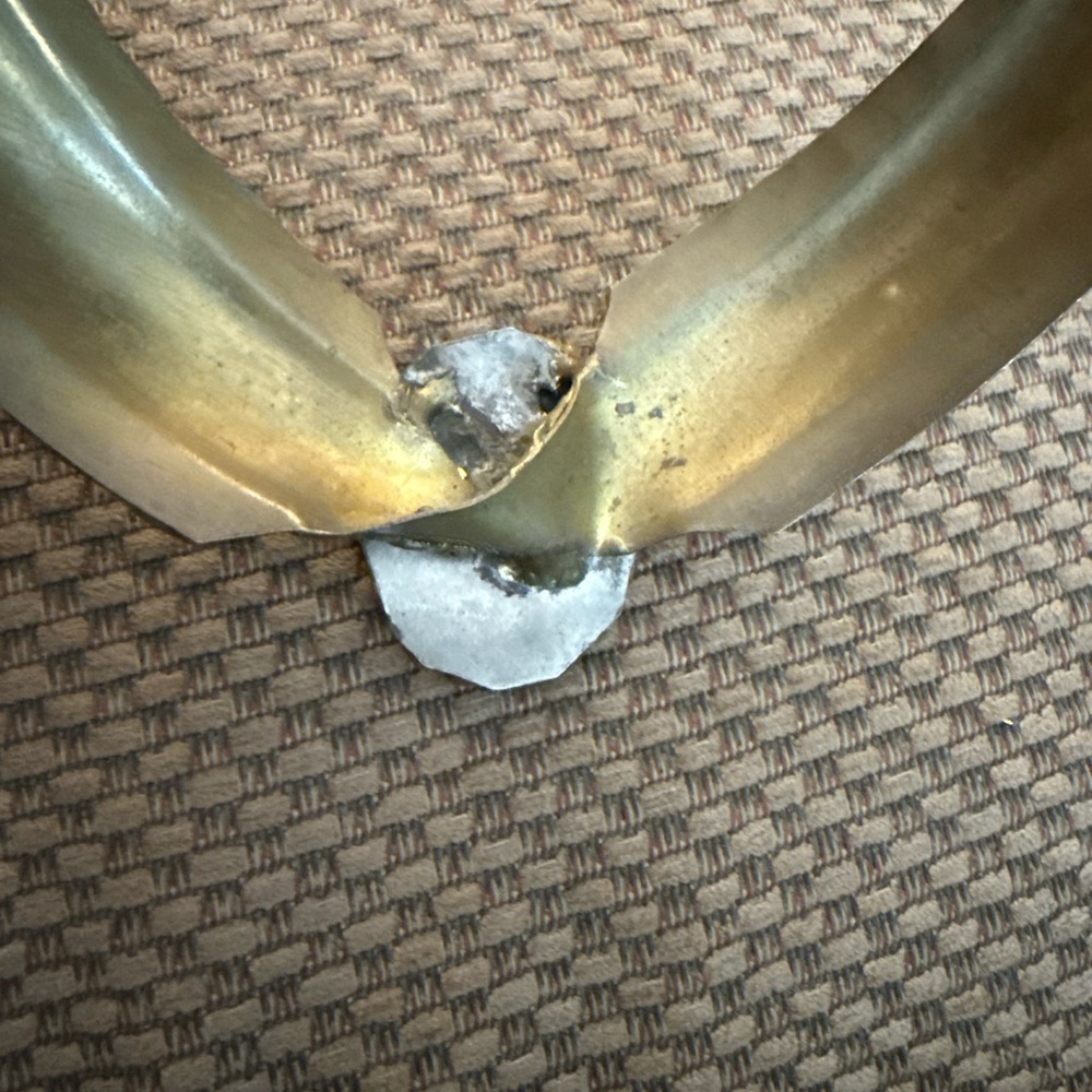 Artisan Statement Brass Cuff Necklace - image 2